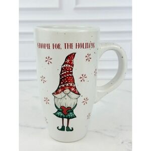 Peppermint and Pine "Gnome for the Holidays" 6 1/2" Stoneware Mug
